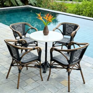 Alternative view of Bộ bàn ghế cafe ngoài trời BGM-02