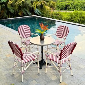 Alternative view of Bộ bàn ghế cafe ngoài trời BGM-05