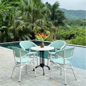 Bộ bàn ghế cafe ngoài trời BTL-GC01X