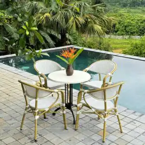 Alternative view of Bộ bàn ghế cafe ngoài trời BTL-GC04