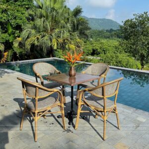 Alternative view of Bộ bàn ghế cafe ngoài trời BTL-GC06