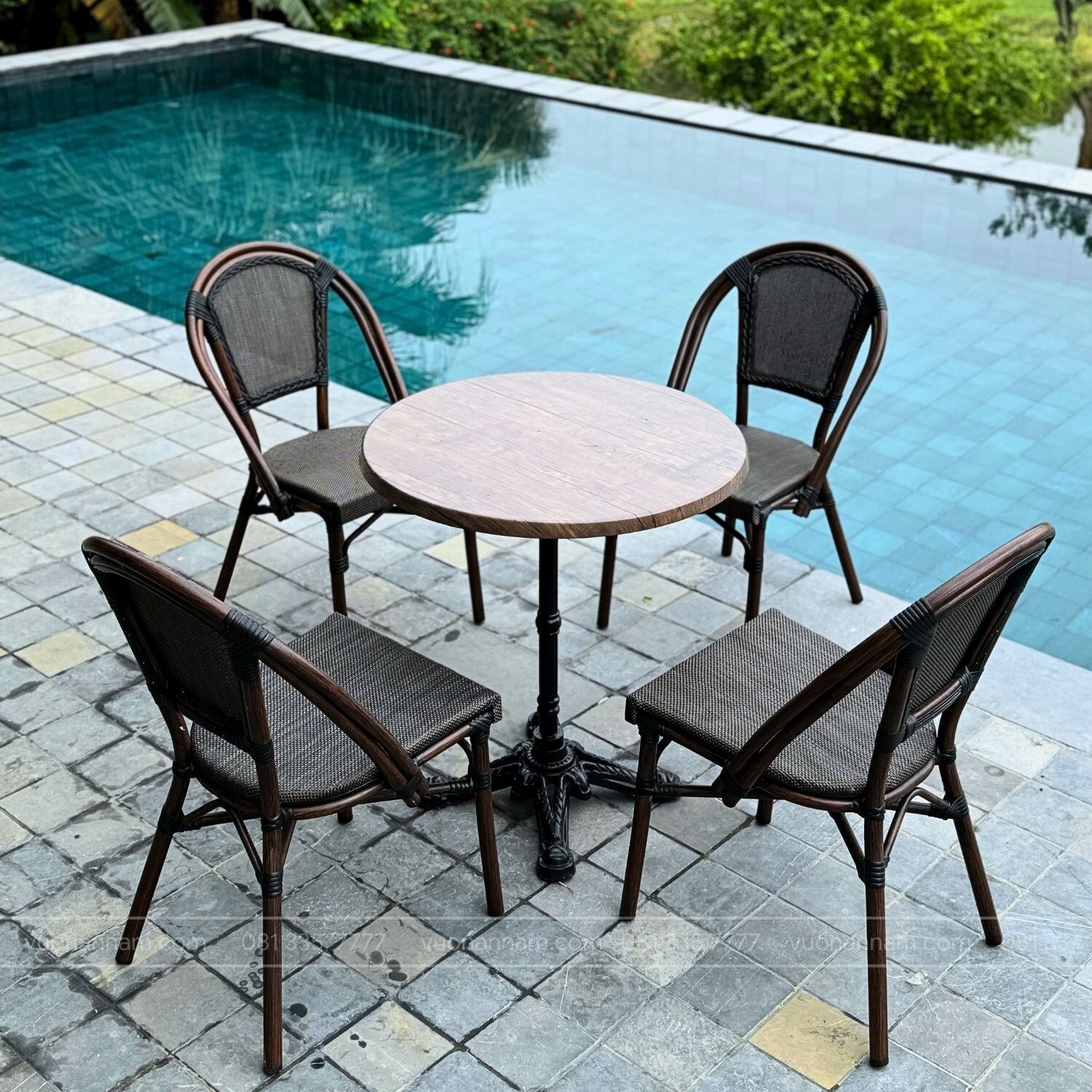 Bộ bàn ghế cafe ngoài trời BTL-GC09 - Ảnh 2