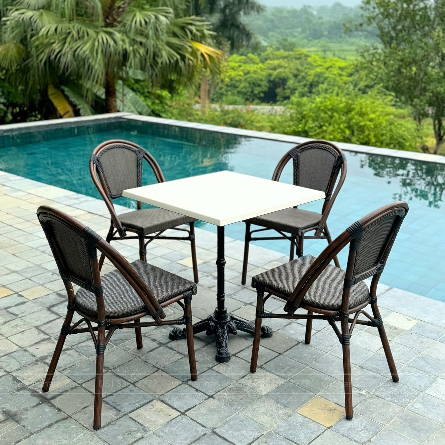 Bộ bàn ghế cafe ngoài trời BTL-GC09 - Ảnh 3