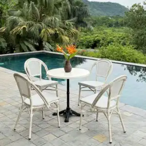 Alternative view of Bộ bàn ghế cafe ngoài trời BTL-GC09T