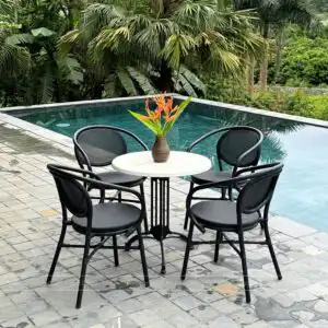 Bộ bàn ghế cafe ngoài trời BTL-GC10