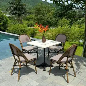 Alternative view of Bộ bàn ghế cafe ngoài trời BTL-GC15D