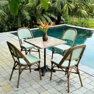 Alternative view of Bộ bàn ghế cafe ngoài trời BTL-GC15X