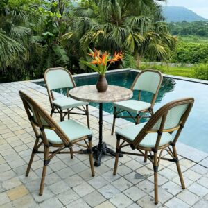 Bộ bàn ghế cafe ngoài trời BTL-GC15X