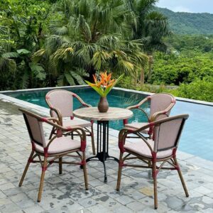 Bộ bàn ghế cafe ngoài trời BTL-GC16D