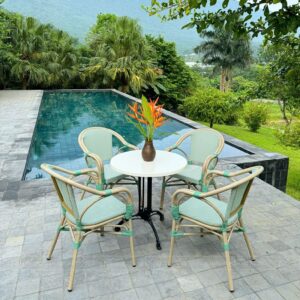 Bộ bàn ghế cafe ngoài trời BTL-GC16X