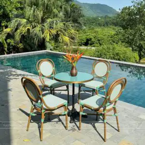 Vườn An Nam có rất nhiều mẫu bàn ghế với nhiều Phong cách khách nhau