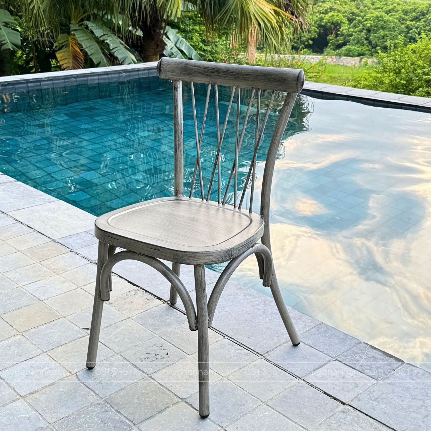 Bộ bàn ghế cafe ngoài trời Norwich CF-J01 - Ảnh 2