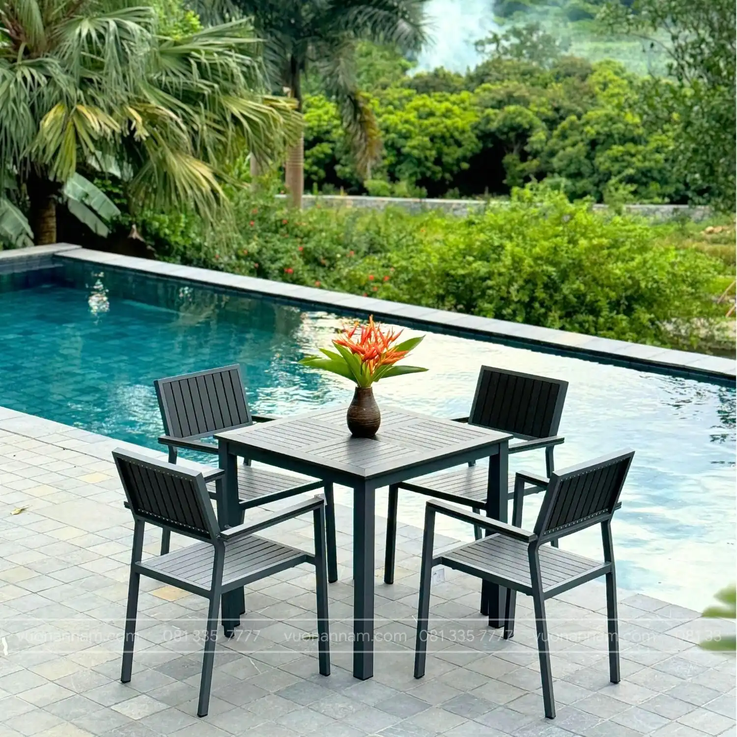 Bộ bàn ghế ngoài trời BC-VD - Ảnh 3