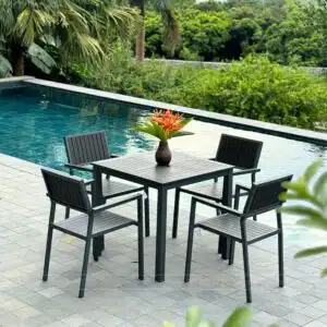 Bộ bàn ghế ngoài trời BC-VD