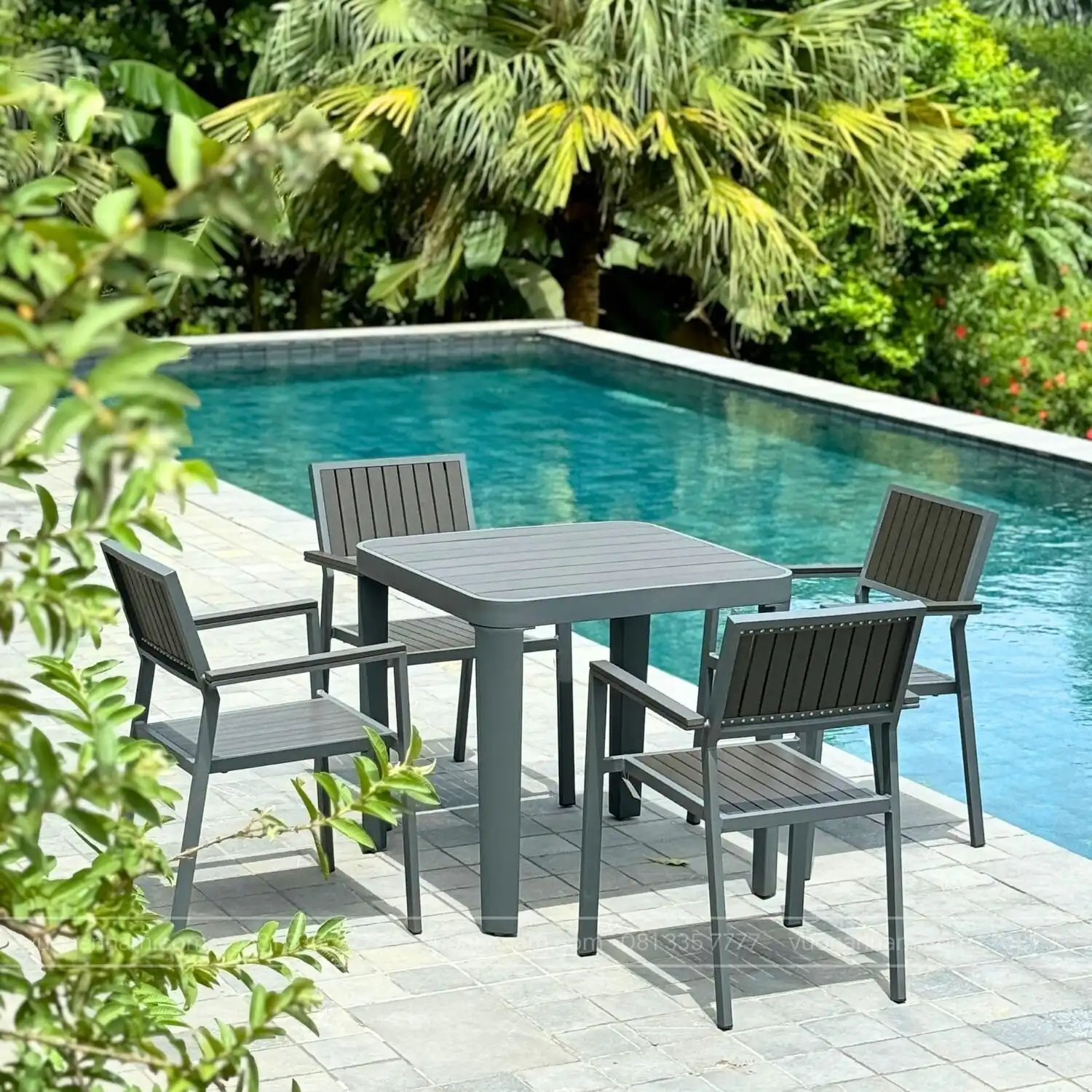 Bộ bàn ghế sân vườn BC-VX