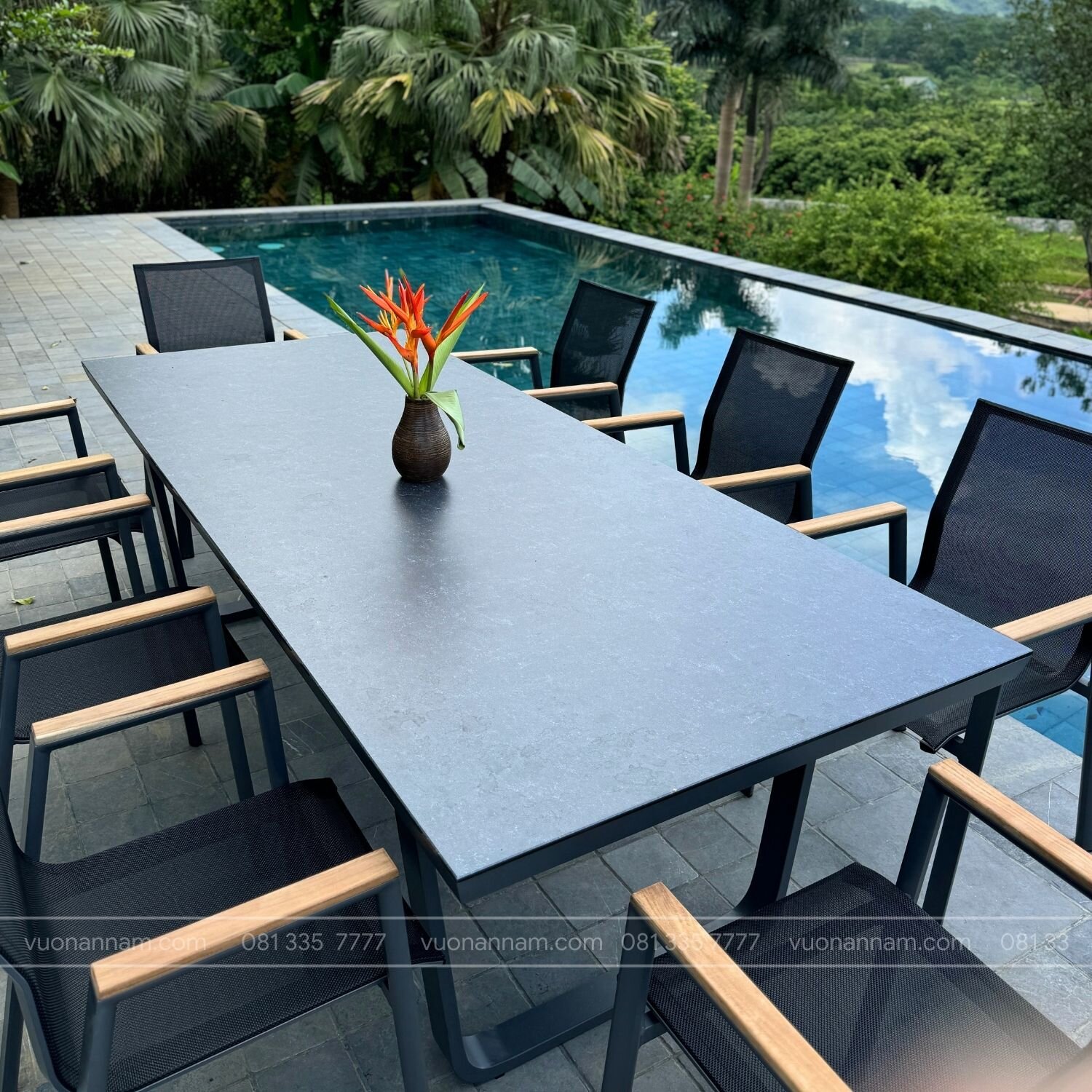 Bộ bàn ghế sân vườn BK-2.4M - Ảnh 3