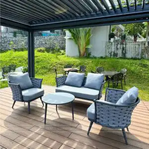 Alternative view of Bộ bàn ghế sofa ngoài trời Rose SR-01