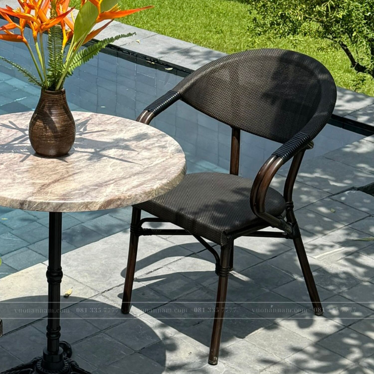 Ghế cafe ngoài trời Starbuck GTL-GC01N - Ảnh 3