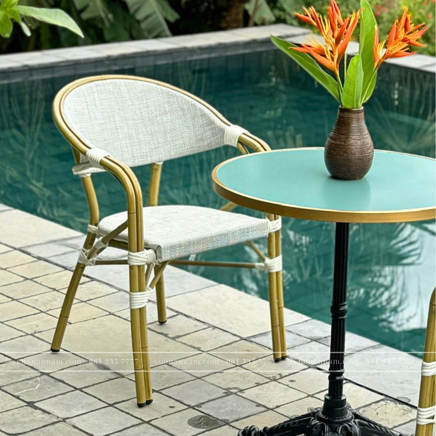 Ghế cafe ngoài trời Milano GTL-GC04 - Ảnh 2