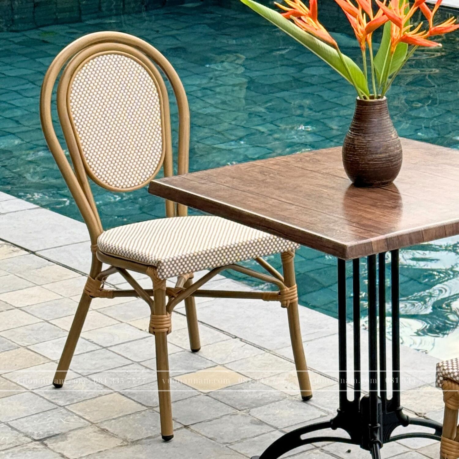 Ghế cafe ngoài trời Vanilla GTL-KT03T - Ảnh 2