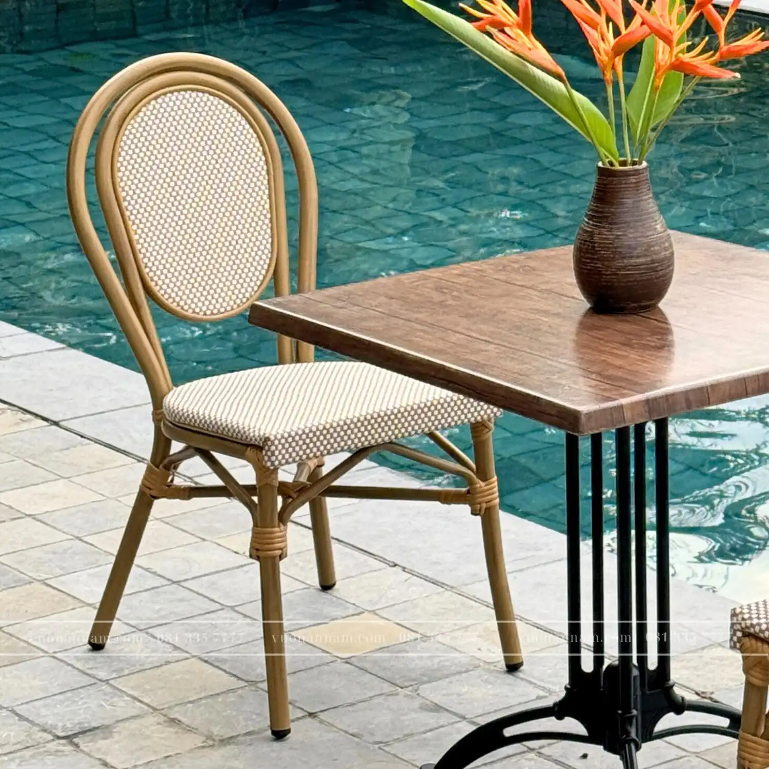 Ghế cafe ngoài trời Vanilla GTL-KT03T - Ảnh 2