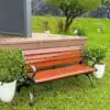Ghế công viên giả gỗ GCV-02