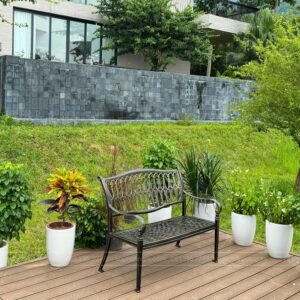 Alternative view of Ghế công viên nhôm đúc GCV-05N