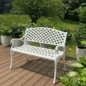 Ghế công viên nhôm đúc GCV-09T