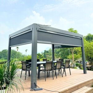Alternative view of Pergola Aluminum sân vườn PGL-01