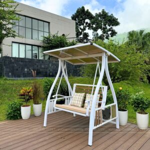 Alternative view of Xích đu sắt ngoài trời XD-2CGT