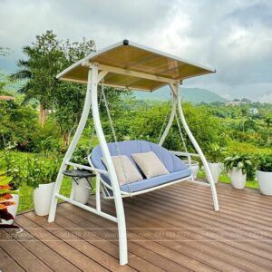 Alternative view of Xích đu sắt ngoài trời XD-2CT