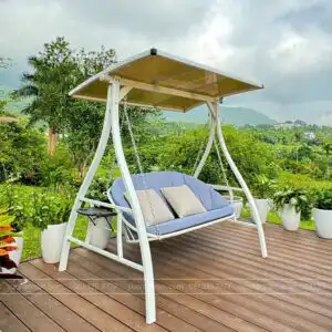 Alternative view of Xích đu sắt ngoài trời XD-2CT