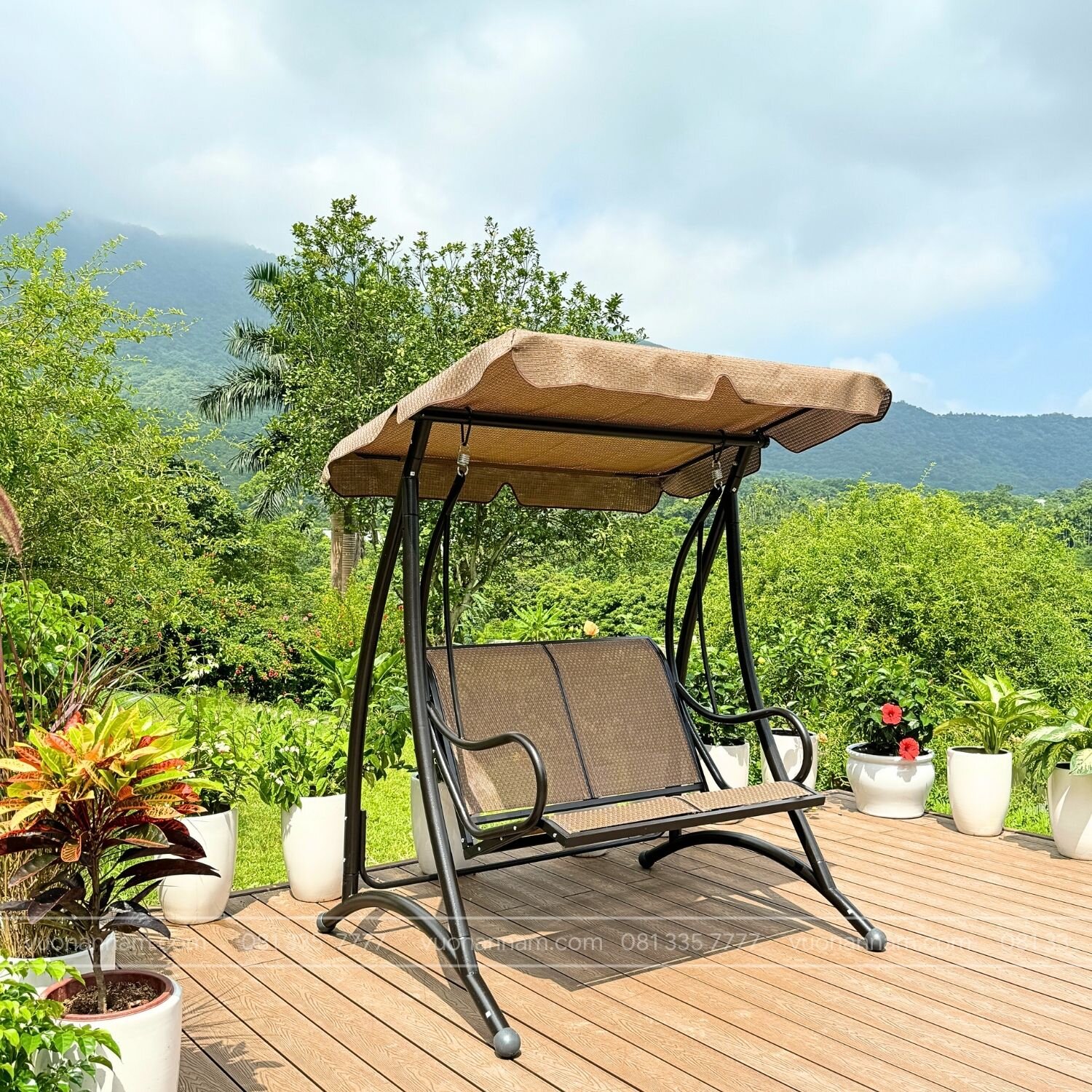 Xích đu ngoài trời XD-2C - Ảnh 2