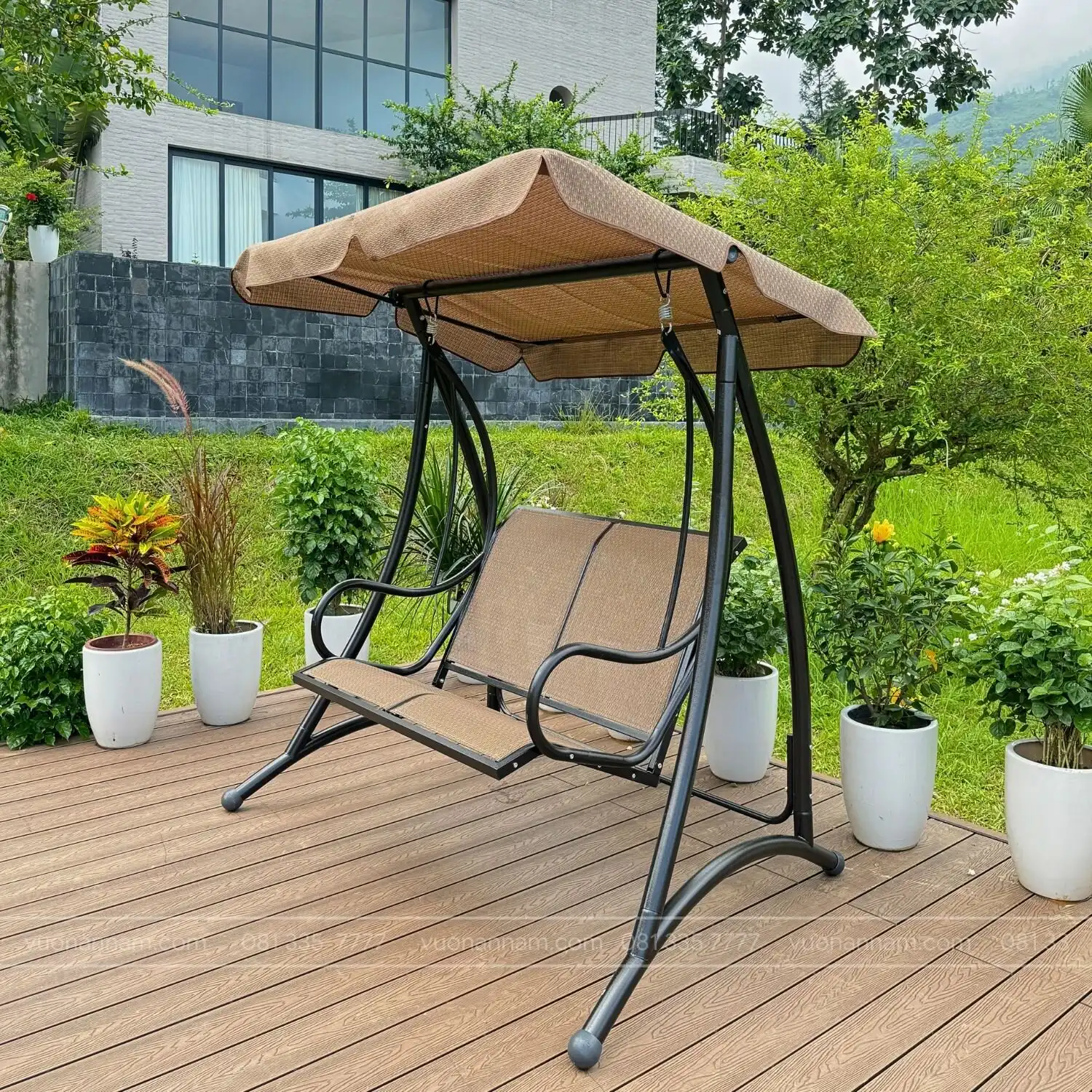 Xích đu ngoài trời XD-2C - Ảnh 3