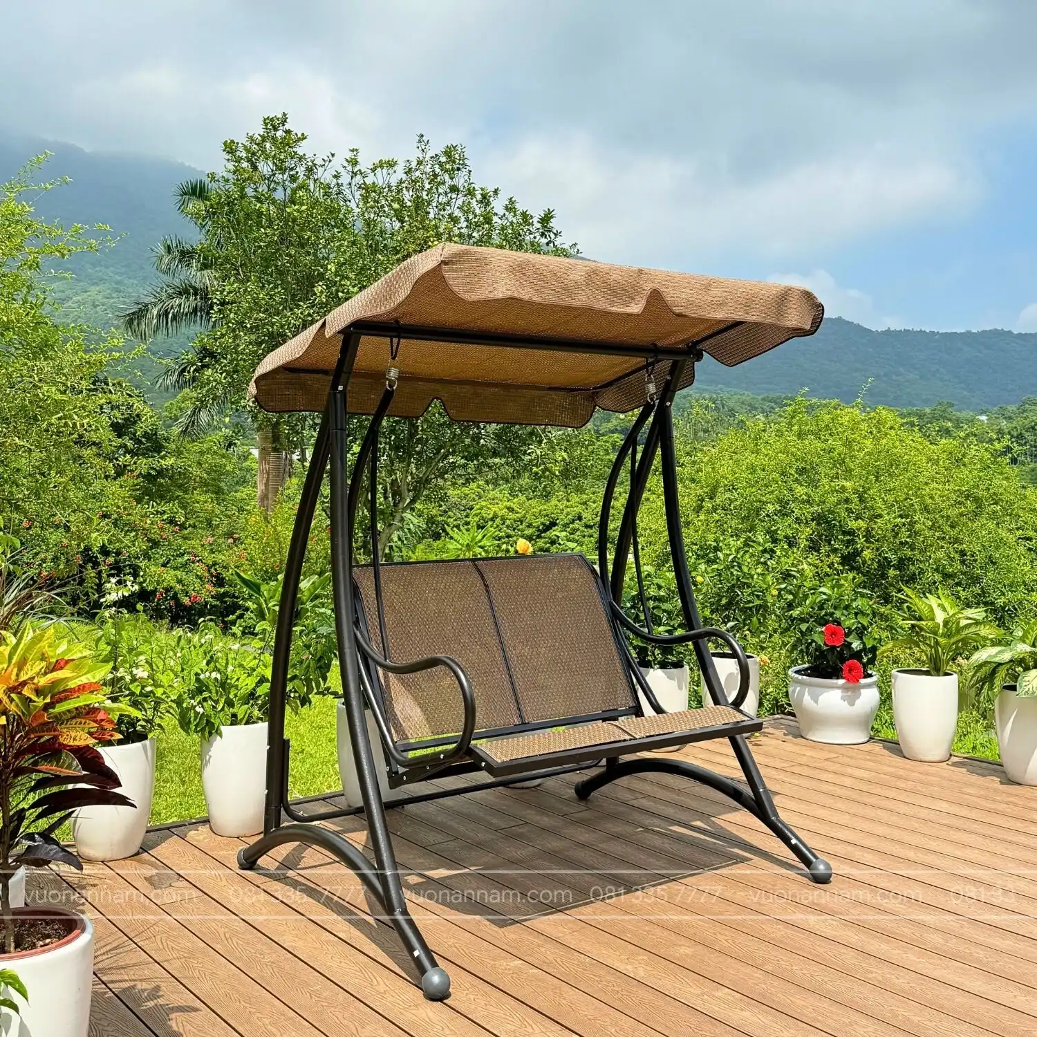 Xích đu ngoài trời XD-2C - Ảnh 4