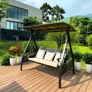 Xích đu nhôm đúc 3 chỗ XD-3C