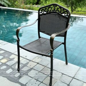 Alternative view of Bộ bàn ghế sân vườn màu nâu 6 ghế BG-05CNN