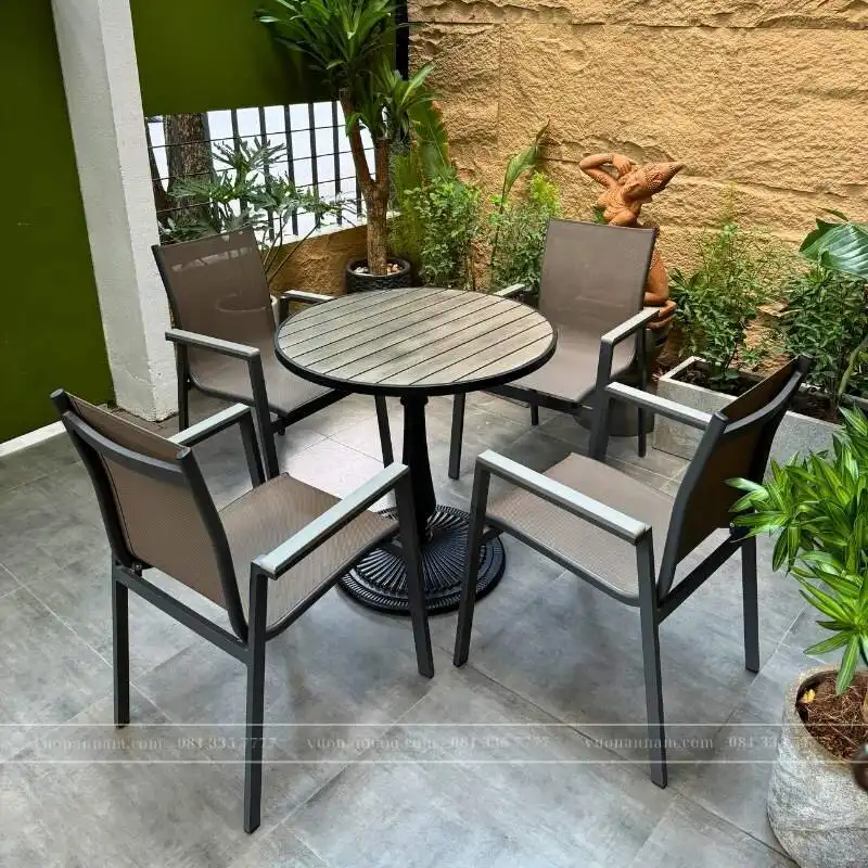 Bộ bàn ghế cafe ngoài trời BTL-LL - Ảnh 3