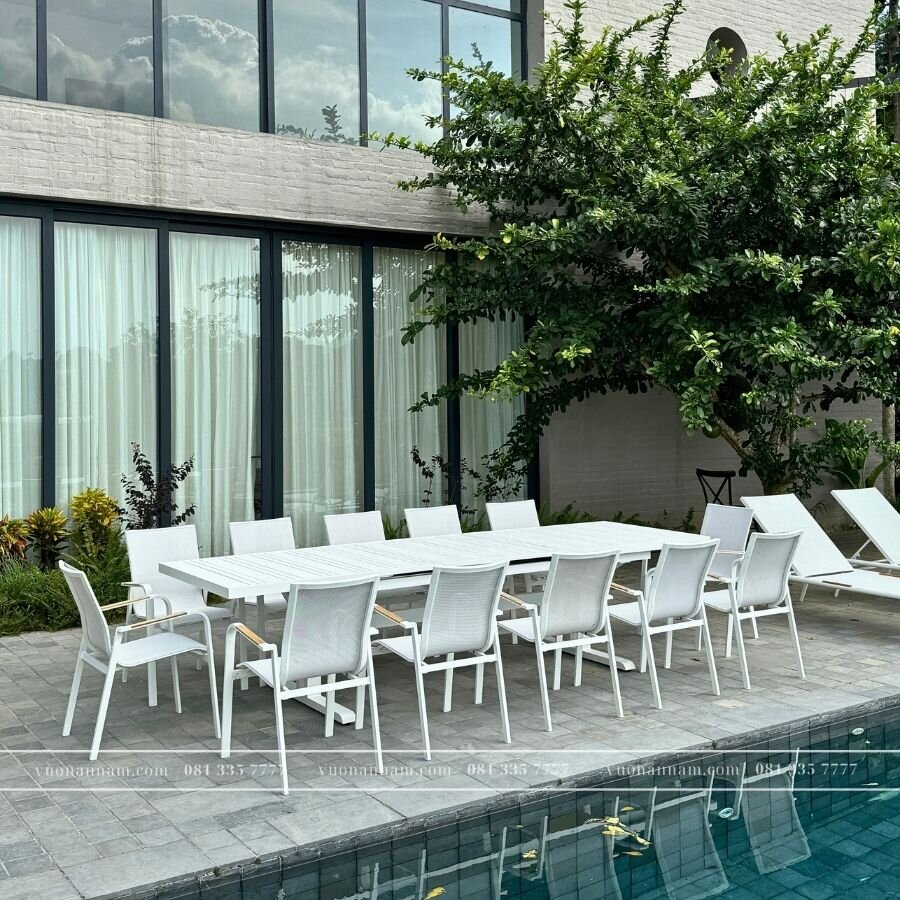 Bộ bàn ghế ngoài trời BKD-01T - Ảnh 2