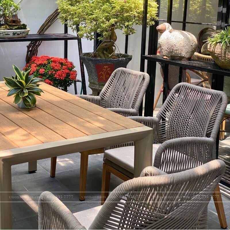 Bộ bàn ghế ngoài trời BR-02CN - Ảnh 3