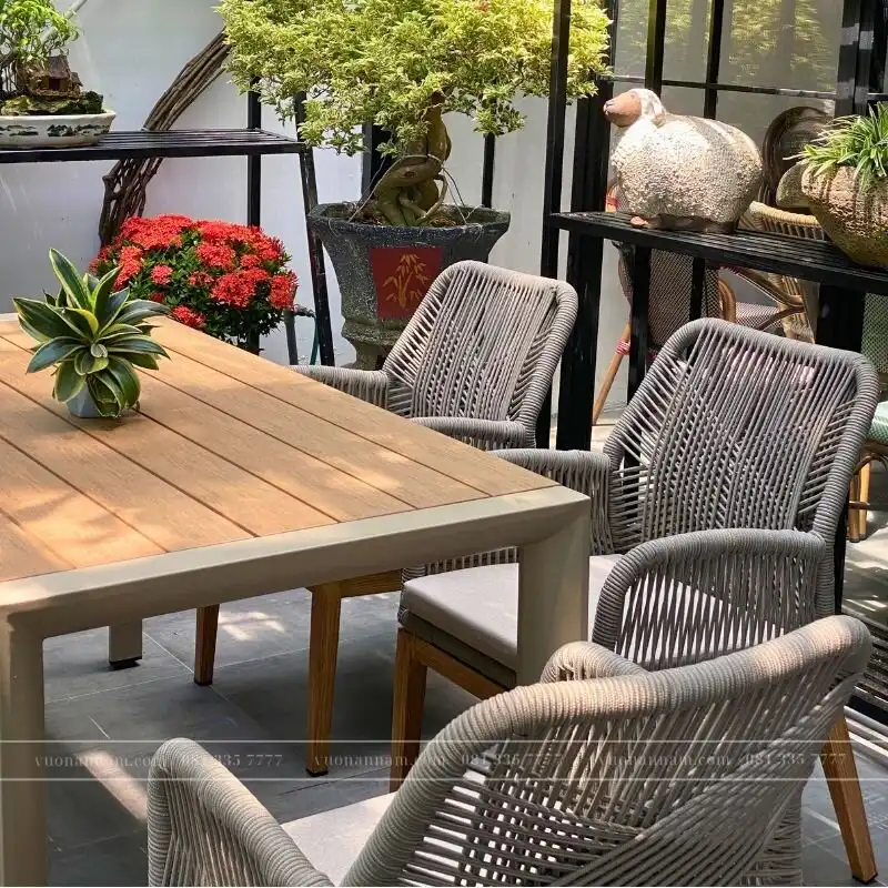 Bộ bàn ghế ngoài trời BR-02CN - Ảnh 3