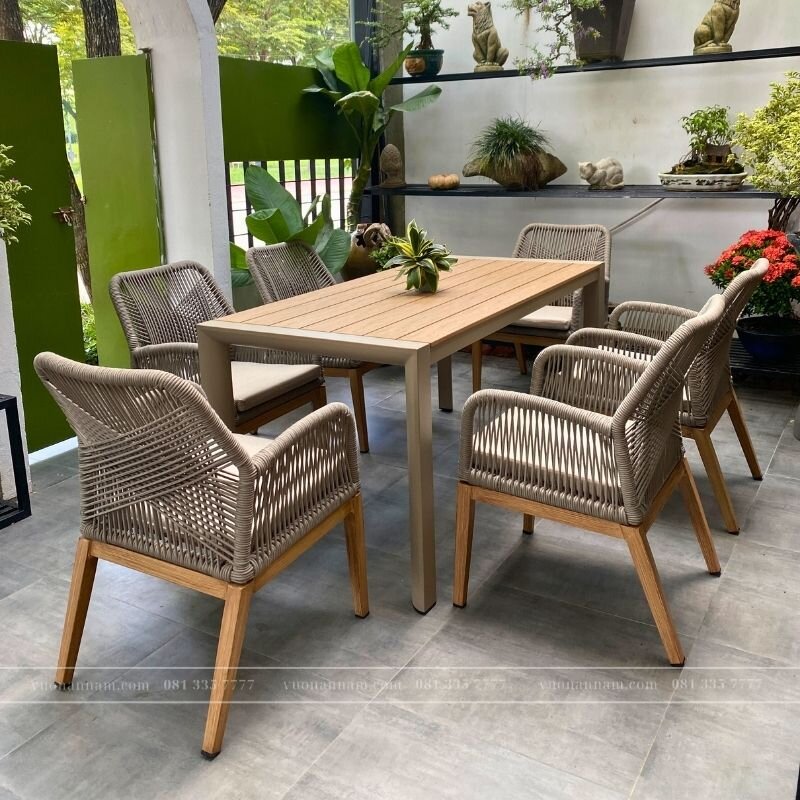 Bộ bàn ghế ngoài trời BR-02CN - Ảnh 4