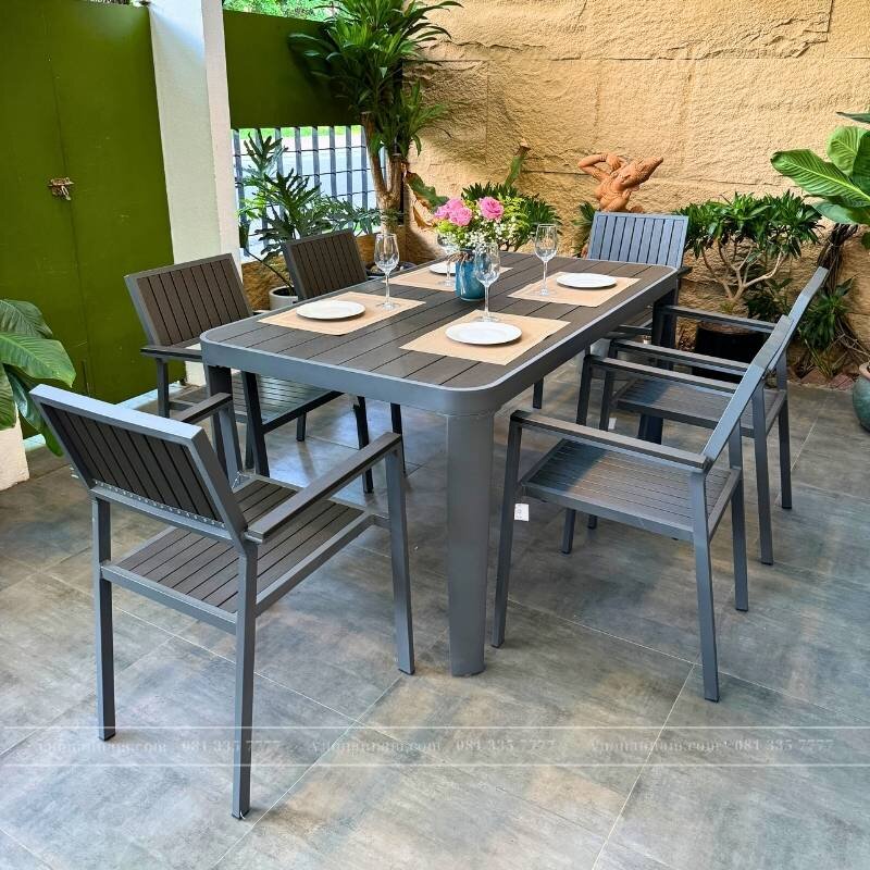 Bộ bàn ghế sân vườn BC-CNX - Ảnh 3