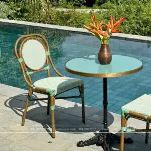 Alternative view of Ghế cafe ngoài trời Meersbur GTL-KT17X