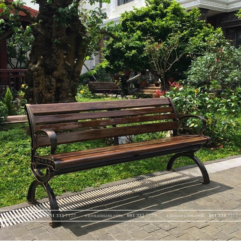 Ghế công viên nan nhựa HDPE GCV-03 - Ảnh 5