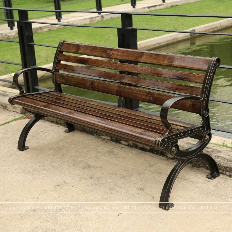 Ghế công viên nan nhựa HDPE GCV-03