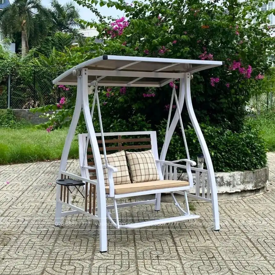 Xích đu sắt ngoài trời XD-2CGT - Ảnh 6