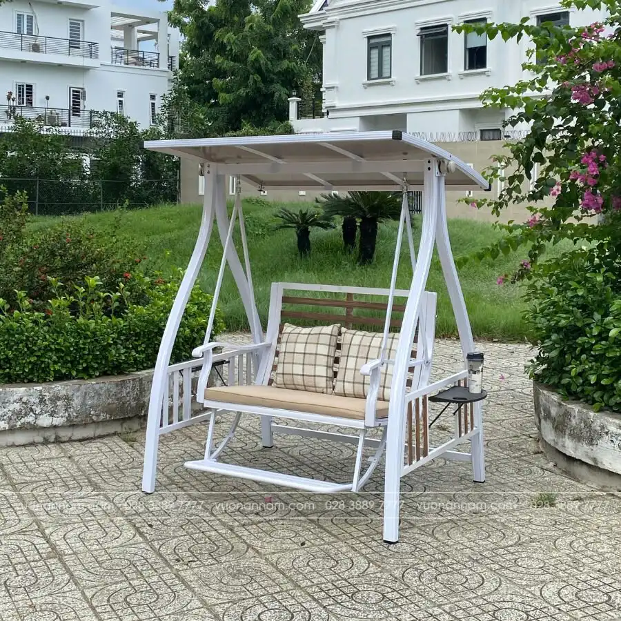 Xích đu sắt ngoài trời XD-2CGT - Ảnh 4