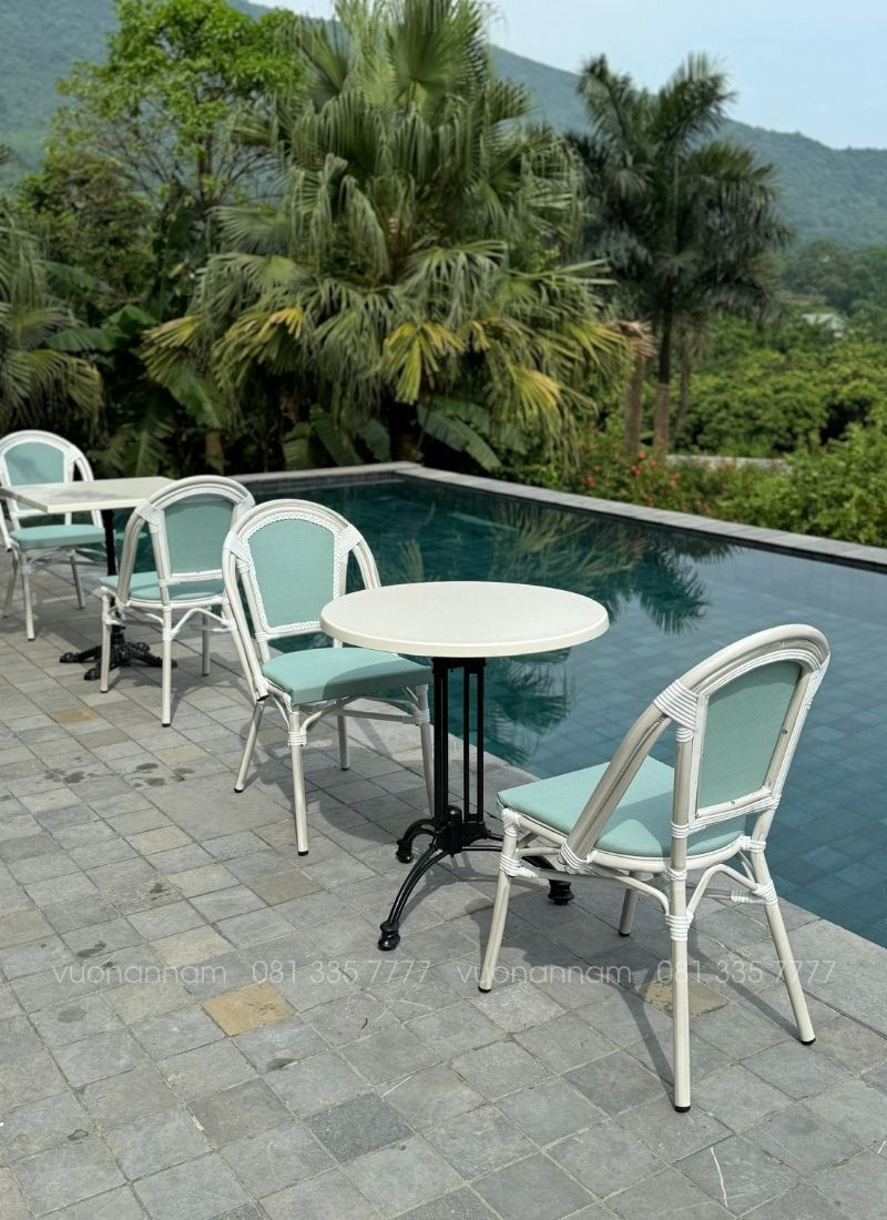 Bộ bàn ghế BC-09X cho không gian nghỉ ngơi ngoài trời