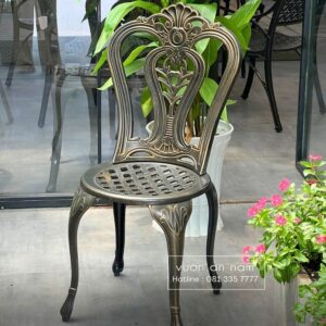 Bộ bàn ghế ban công BG-02 bàn tròn D70cm